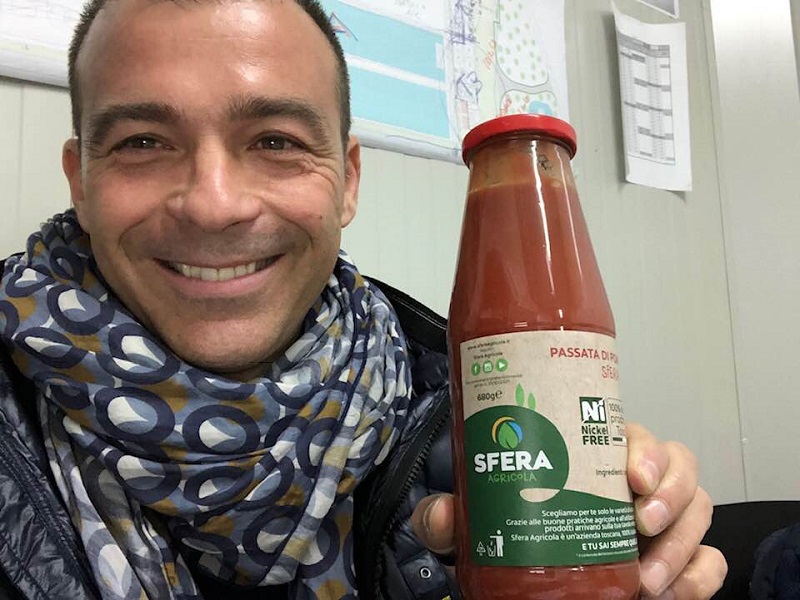 Sfera 2 Luigi Galimberti e la passata di pomodoro