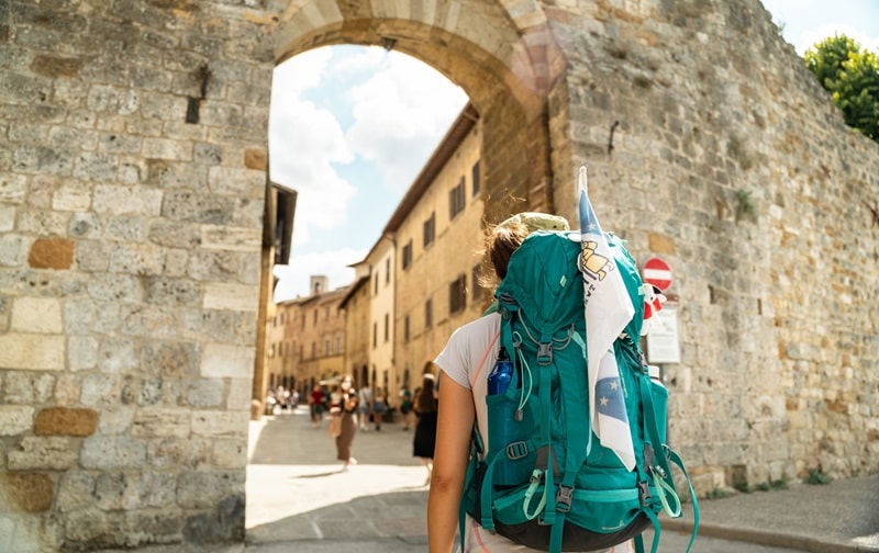 Via Francigena da Gambassi Terme a San Gimignano Toscana COPERTINA