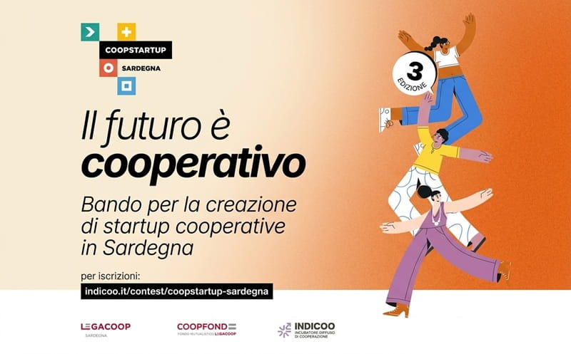 Coopstartup Sardegna: formazione e finanziamenti per far nascere nuove cooperative innovative