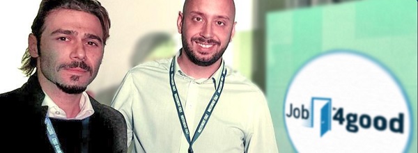 Diego Maria Ierna e Luca Di Francesco founder job4good Diego Maria Ierna e Luca Di Francesco