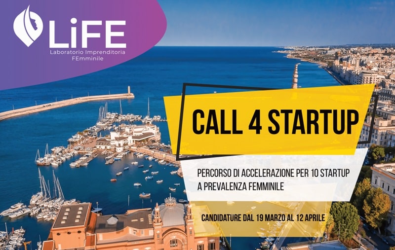 LiFE, il percorso di accelerazione per startup femminili con soluzioni ad alto contenuto tecnologico
