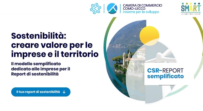 report sostenibilita progetto smart locandina