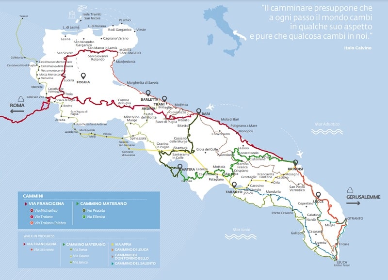 rete cammini puglia 2022