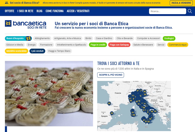 sociinrete banca etica